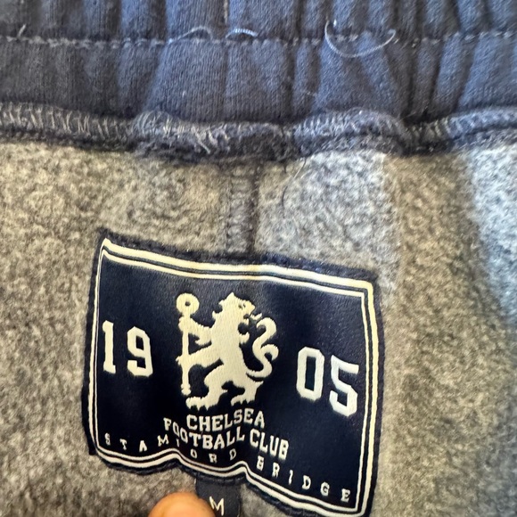 Chelsea FC Soccer Football Blue Sweatpants Joggers Size Medium M - Picture 2 of 3
